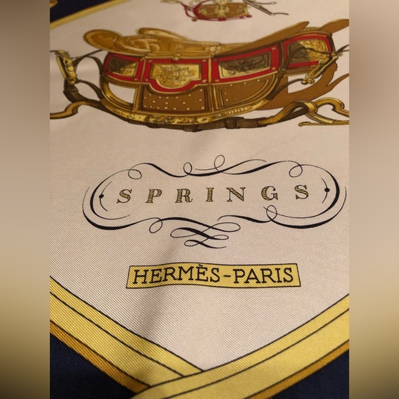 Hermes Vintage “Springs” Scarf - Philippe Ledoux - Picture 6 of 7